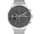 Tommy Hilfiger Chase Quartz Grey Dial Silver Mesh Bracelet Watch For Men - 1791484 Buy Now By Tommy Hilfiger