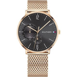 Tommy Hilfiger Brooklyn Grey Dial Gold Mesh Bracelet Watch for Men - 1791506 Buy Now By Tommy Hilfiger