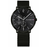 Tommy Hilfiger Brooklyn Black Dial Black Mesh Bracelet Watch for Men - 1791507 Buy Now By Tommy Hilfiger