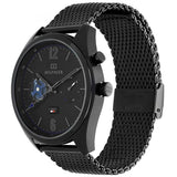 Tommy Hilfiger Deacon Analog Black Dial Black Mesh Bracelet Watch for Men - 1791547 Buy Now By Tommy Hilfiger