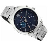 Tommy Hilfiger Deacan Blue Dial Silver Steel Strap Watch for Men - 1791551 Buy Now By Tommy Hilfiger