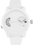 Tommy Hilfiger Denim White Dial White Rubber Strap Watch for Men - 1791558 Buy Now By Tommy Hilfiger