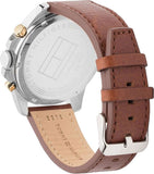 Tommy Hilfiger Decker Blue Dial Brown Leather Strap Watch for Men - 1791561 Buy Now By Tommy Hilfiger