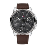 Tommy Hilfiger Decker Grey Dial Brown Leather Strap Watch for Men - 1791562 Buy Now By Tommy Hilfiger