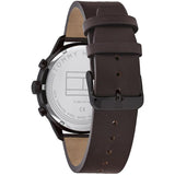 Tommy Hilfiger Chase Quartz Black Dial Brown Leather Strap Watch for Men - 1791577 Buy Now By Tommy Hilfiger