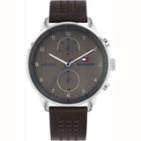 Tommy Hilfiger Chase Quartz Brown Dial Brown Leather Strap Watch for Men - 1791579 Buy Now By Tommy Hilfiger