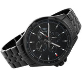 Tommy Hilfiger Shawn Quartz Black Dial Black Steel Strap Watch for Men - 1791611 Buy Now By Tommy Hilfiger