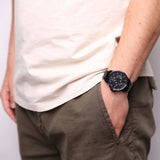 Tommy Hilfiger Shawn Quartz Black Dial Black Steel Strap Watch for Men - 1791611 Buy Now By Tommy Hilfiger