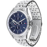 Tommy Hilfiger Shawn Multifunction Quartz Blue Dial Silver Steel Strap Watch for Men - 1791612 Buy Now By Tommy Hilfiger