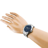 Tommy Hilfiger Shawn Multifunction Quartz Blue Dial Silver Steel Strap Watch for Men - 1791612 Buy Now By Tommy Hilfiger