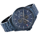 Tommy Hilfiger Shawn Quartz Blue Dial Blue Steel Strap Watch for Men - 1791618 Buy Now By Tommy Hilfiger