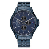 Tommy Hilfiger Shawn Quartz Blue Dial Blue Steel Strap Watch for Men - 1791618 Buy Now By Tommy Hilfiger