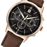 Tommy Hilfiger Shawn Multifunction Grey Dial Brown Leather Strap Watch for Men - 1791615 Buy Now By Tommy Hilfiger