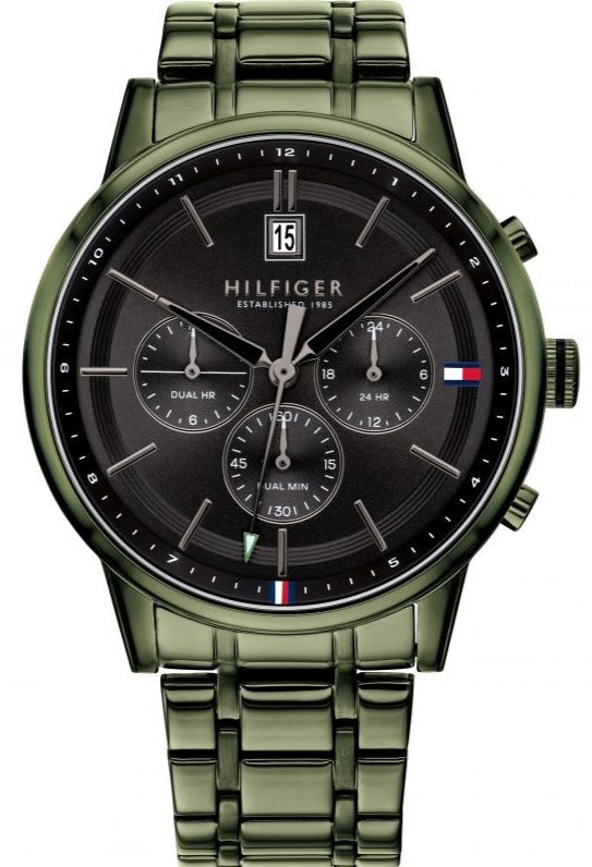 Tommy Hilfiger Quartz Black Dial Black Steel Strap Watch for Men - 1791634 Buy Now By Tommy Hilfiger