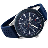 Tommy Hilfiger Austin Quartz Blue Dial Blue Rubber Strap Watch for Men - 1791635 Buy Now By Tommy Hilfiger