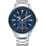 Tommy Hilfiger Austin Blue Dial Silver Steel Strap Watch for Men - 1791640 Buy Now By Tommy Hilfiger