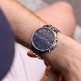 Tommy Hilfiger West Quartz Black Dial Silver Steel Strap Watch For Men - 1791707 Buy Now By Tommy Hilfiger