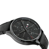 Tommy Hilfiger West Chronograph Black Dial Black Leather Strap Watch For Men - 1791711 Buy Now By Tommy Hilfiger