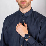 Tommy Hilfiger Bank Quartz Blue Dial Blue Steel Strap Watch for Men - 1791720 Buy Now By Tommy Hilfiger