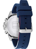Tommy Hilfiger Mason Blue Dial Blue Rubber Strap Watch for Men - 1791791 Buy Now By Tommy Hilfiger