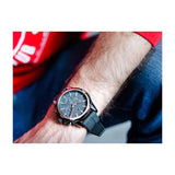 Tommy Hilfiger Mason Black Dial Black Rubber Strap Watch for Men - 1791792 Buy Now By Tommy Hilfiger