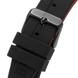 Tommy Hilfiger Mason Black Dial Black Rubber Strap Watch for Men - 1791793 Buy Now By Tommy Hilfiger