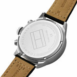 Tommy Hilfiger Trent Chronograph Quartz Black Dial Black Leather Strap Watch For Men - 1791810 Buy Now By Tommy Hilfiger