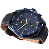 Tommy Hilfiger Parker Chronograph Quartz Blue Dial Blue Leather Strap Watch For Men - 1791839 Buy Now By Tommy Hilfiger