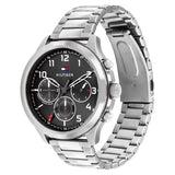Tommy Hilfiger Asher Chronograph Black Dial Silver Steel Strap Watch For Men - 1791852 Buy Now By Tommy Hilfiger