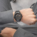 Tommy Hilfiger Aiden Chronograph Black Dial Black Steel Strap Watch For Men - 1791858 Buy Now By Tommy Hilfiger