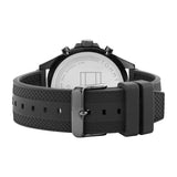 Tommy Hilfiger Larson Chronograph Black Dial Black Rubber Strap Watch For Men - 1791921 Buy Now By Tommy Hilfiger