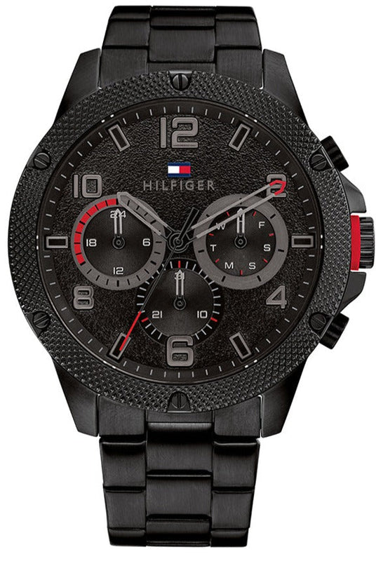 Tommy Hilfiger Blaze Chronograph Black Dial Black Steel Strap Watch For Men - 1792030 Buy Now By Tommy Hilfiger