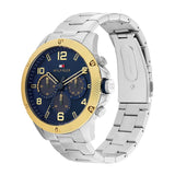 Tommy Hilfiger Blaze Chronograph Blue Dial Silver Steel Strap Watch for Men - 1792031 Buy Now By Tommy Hilfiger