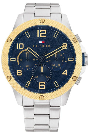 Tommy Hilfiger Blaze Chronograph Blue Dial Silver Steel Strap Watch for Men - 1792031 Buy Now By Tommy Hilfiger