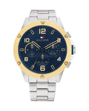 Tommy Hilfiger Blaze Chronograph Blue Dial Silver Steel Strap Watch for Men - 1792031 Buy Now By Tommy Hilfiger
