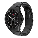Tommy Hilfiger Justin Chronograph Black Dial Black Steel Strap Watch For Men - 1792055 Buy Now By Tommy Hilfiger