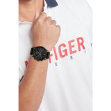 Tommy Hilfiger Lars Chronograph Black Dial Black Leather Strap Watch For Men - 1792062 Buy Now By Tommy Hilfiger