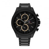 Tommy Hilfiger Clark Chronograph Black Dial Black Steel Strap Watch For Men - 1792081 Buy Now By Tommy Hilfiger