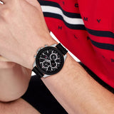 Tommy Hilfiger Clark Chronograph Black Dial Black Rubber Strap Watch For Men - 1792082 Buy Now By Tommy Hilfiger