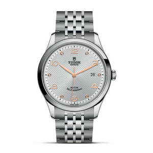 Tudor 1926 Automatic Diamonds Silver Dial Silver Steel Strap Watch for Men - M91650-0003 Buy Now By Tudor