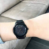 Michael Kors Kinley Silver Dial Black Steel Strap Watch for Women - MK5999 Buy Now By Michael Kors