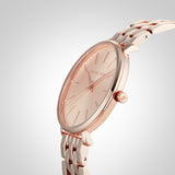 Michael Kors Pyper Three-Hand Rose Gold Dial Rose Gold Steel Strap Watch For Women - MK3897 Buy Now By Michael Kors