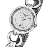 Tissot T Trend Flamingo Mother of Pearl Dial Silver Steel Strap Watch for Women - T094.210.11.116.00 Buy Now By Tissot