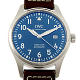 IWC Pilot's Mark XVIII Le Petit Prince Blue Dial Brown Leather Strap Watch for Men - IW327004 Buy Now By IWC