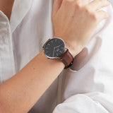 Daniel Wellington Classic Bristol Black Dial Brown Leather Strap Watch For Men - DW00100131 Buy Now By Daniel Wellington