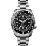 Seiko Prosprex Dark Depths GMT Automatic Black Dial Silver Steel Strap Watch For Men - SPB383J1 Buy Now By Seiko