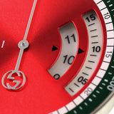 Gucci Grip Quartz Chronograph Red Dial Two Tone NATO Strap Watch for Men - YA157304 Buy Now By Gucci