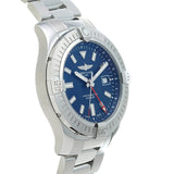 Breitling Avenger Automatic GMT 45 Blue Dial Silver Steel Strap Watch for Men - A32395101C1A1 Buy Now By Breitling