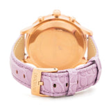 Swarovski Octea Lux Chrono Purple Dial Purple Leather Strap Watch for Women - 5632263 Buy Now By Swarovski