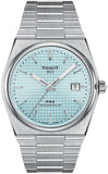 Tissot PRX Powermatic 80 Ice Blue Tiffany Dial Silver Steel Strap Watch for Men - T137.407.11.351.00 Buy Now By Tissot
